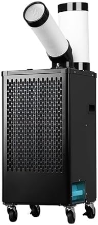 Industrial Portable Spot Air Conditioner – Mobile Commercial Cooling Unit with Water Tank, 220V, Adjustable Air Ducts for Outdoor Events, Factory, Workshop(86cm)