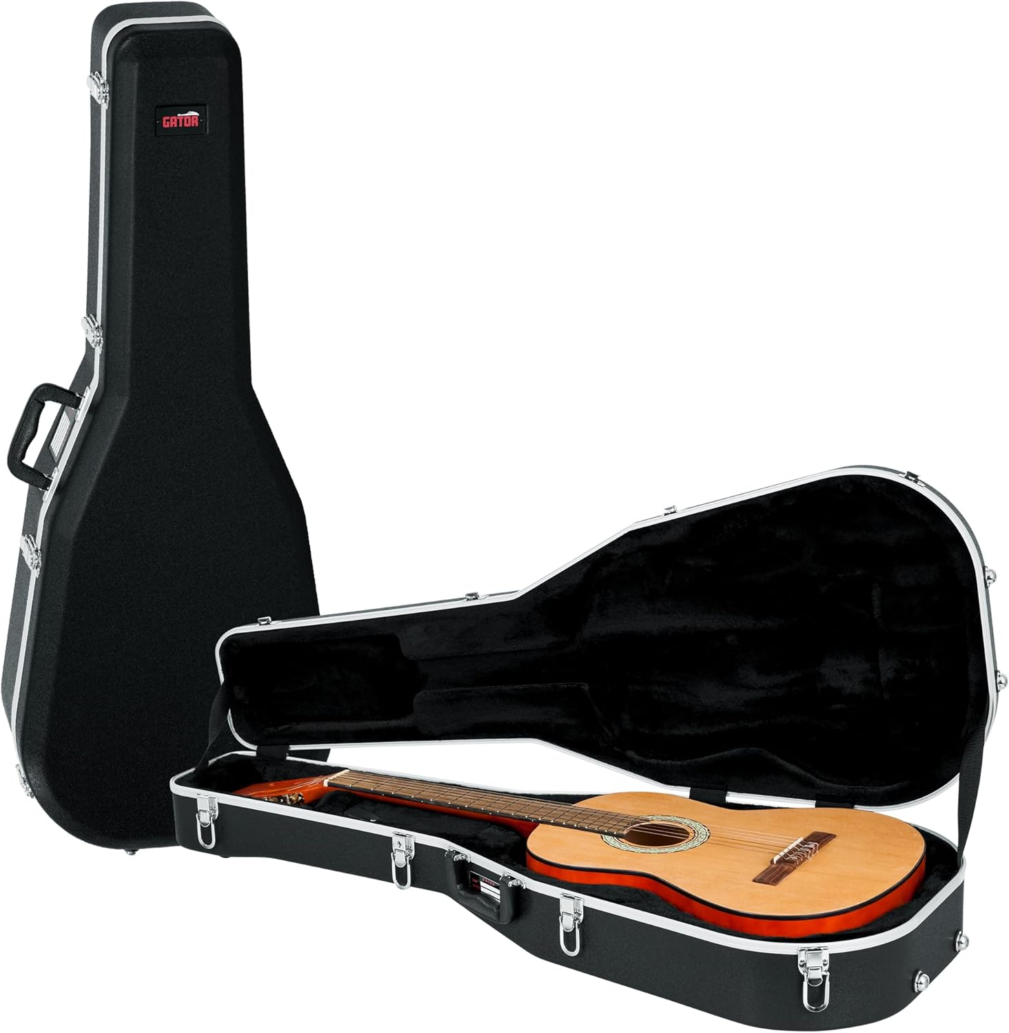 Gator Cases Deluxe ABS Molded Case for Classical Style Acoustic Guitars, (GC-CLASSIC)
