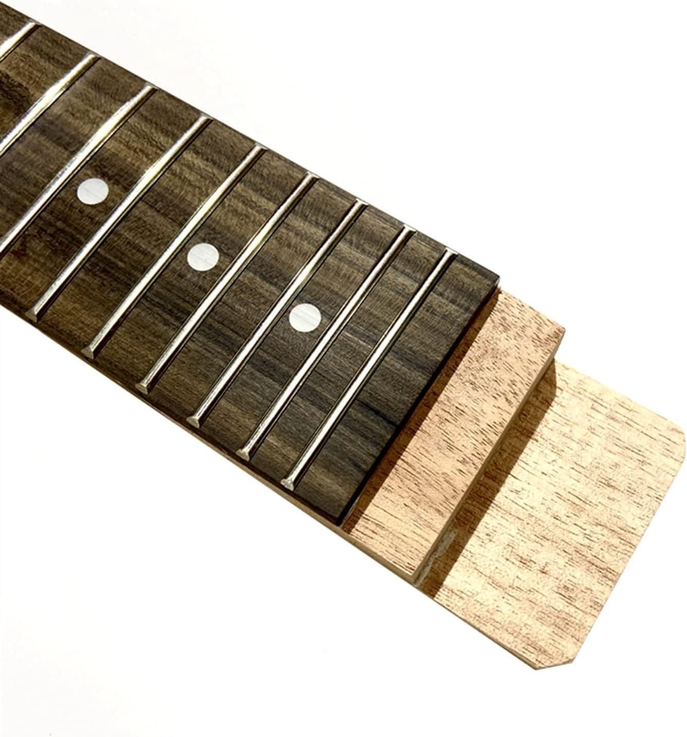 Electric Guitar Kit 2 Dual-Coil Pickups Unfinished DIY Wood Bodysemi-Finished Unassembled Kits Unfinished Guitar Set