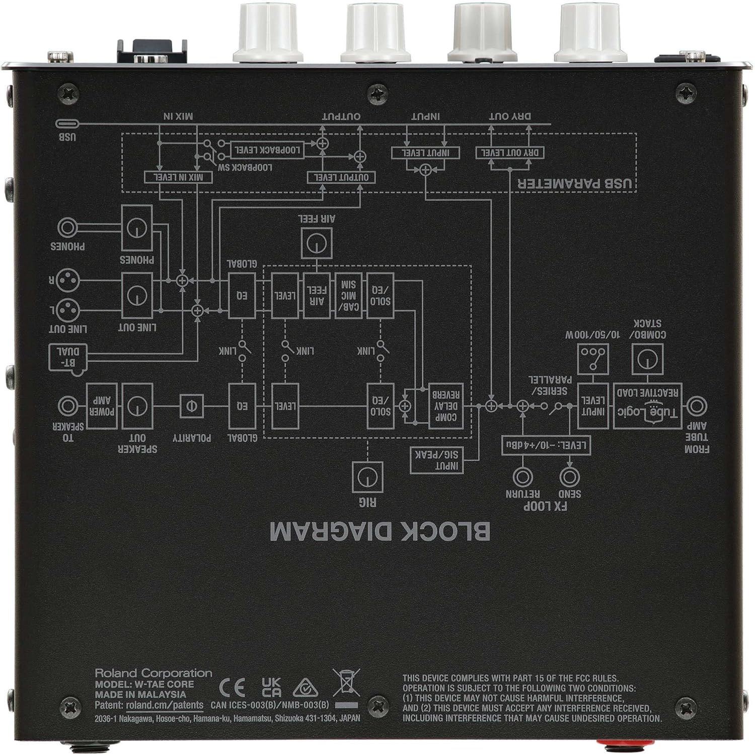 Boss Waza Tube Amp Expander Core Bundle with Gearlux Power Supply, MIDI Cable, Instrument Cable, Picks, and Austin Bazaar Polishing Cloth