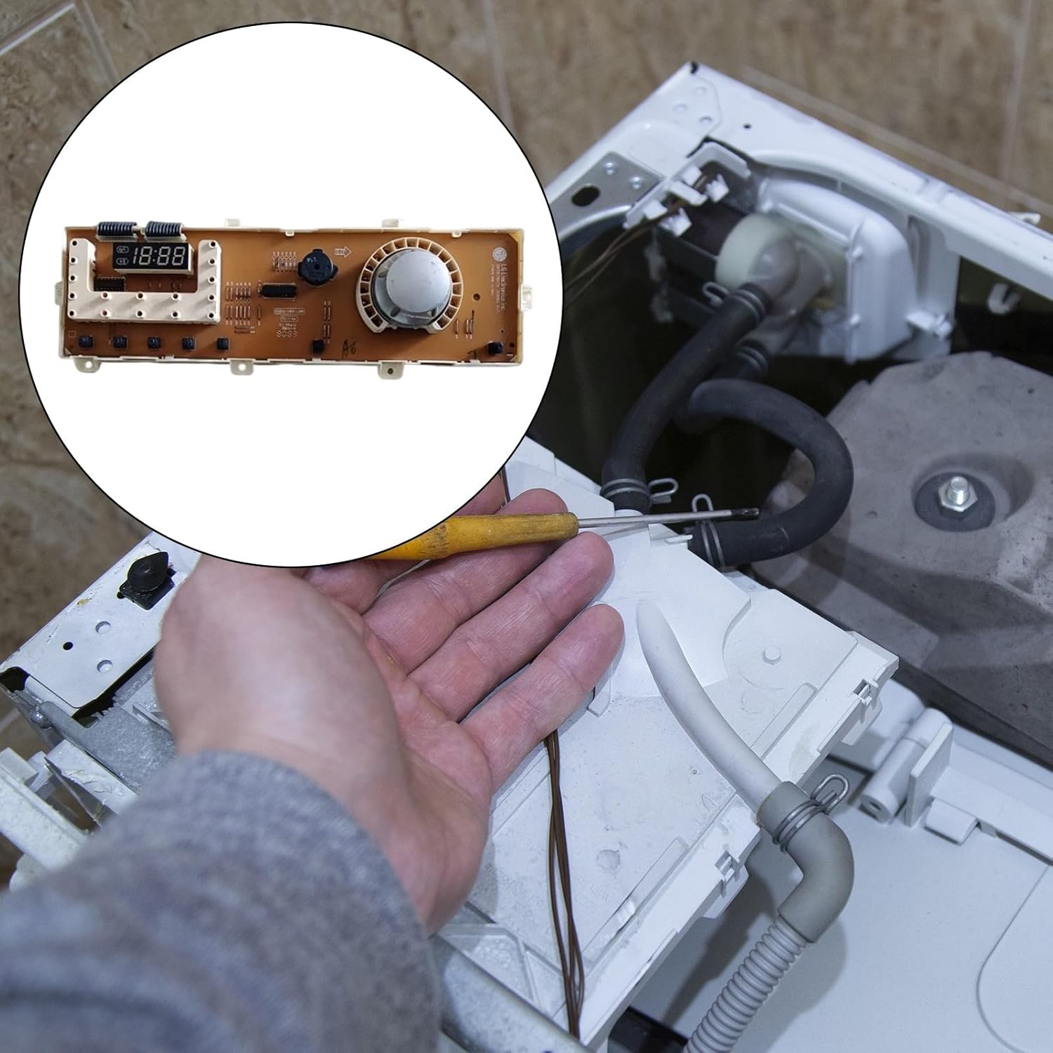 Easy Installation Washing Machine Computer Board Aluminum Circuit Accessories Replacement Part Washer Circuit