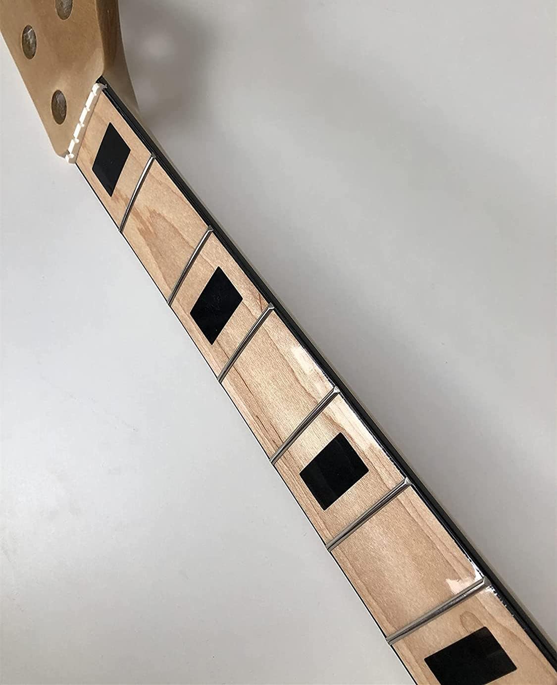 Gloss 5 String Electric bass guitar neck 20 fret 34 inches Maple fingerboard Black Block Inlay