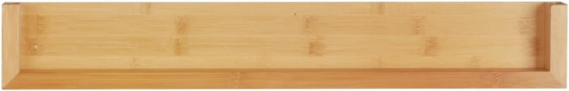 WENKO Bambusa Wall Shelf 60 cm | Bathroom Accessory | FSC® Certified Premium Bamboo | Storage Rack for Bathroom Utensils | Mounting Included | 60 x 9 x 5 cm | Wood