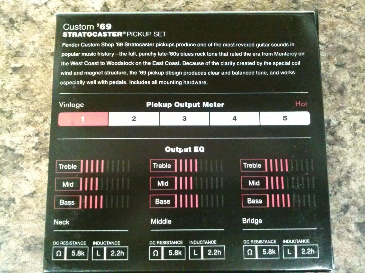 Fender Custom '69 Stratocaster Pickups