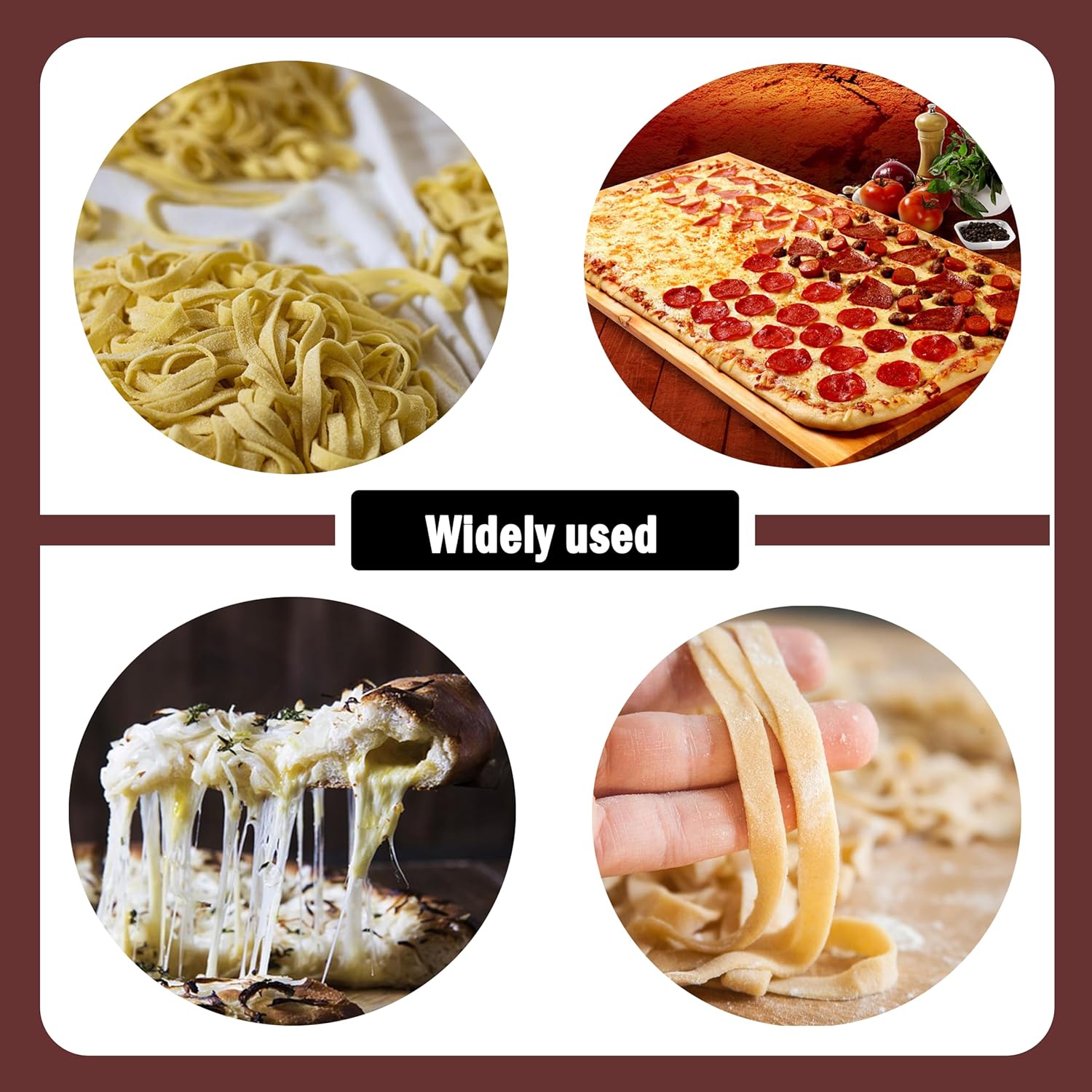 Commercial High-speed Press Dough Machine Adjustable Press Dough Making Machine 11.8inch Drum Length 110V 2200W