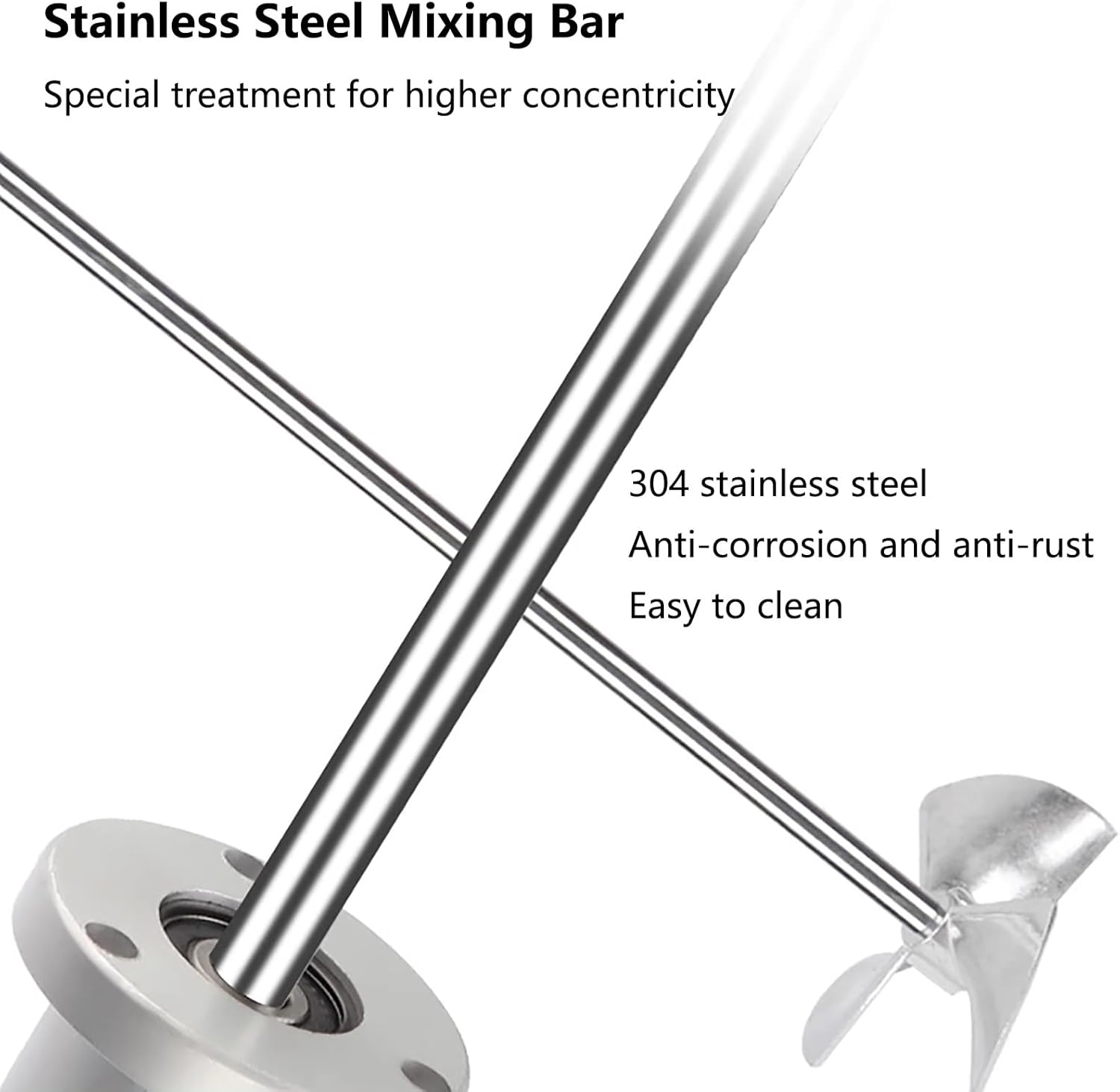 25 Gallon Pneumatic Paint Mixer Machine, 1/4HP Stainless Steel Pneumatic Mixer,with Stand Ink Paint Mixing Tool