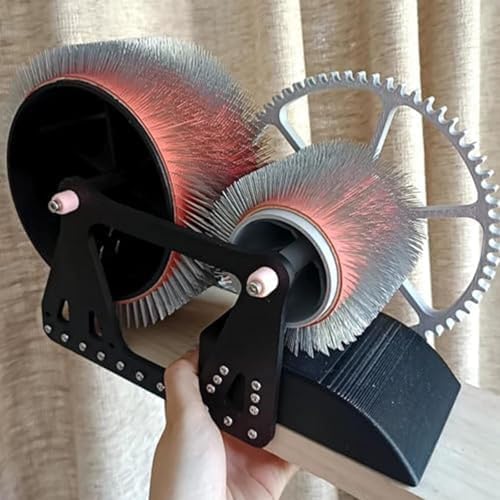 Wool Combing Machine, Manual Fleece Drum Carder, Fast Color Mixing for DIY Wool Felt, Crafting Felt Animals, Combing and Spinning Tool