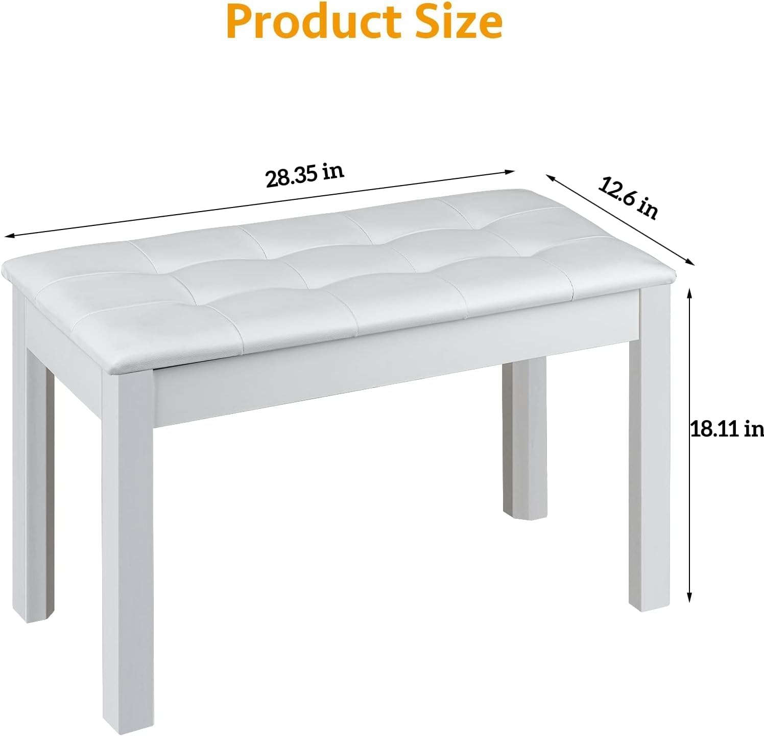 ZHRUNS Digital Piano, 88 Key Weighted Keyboard Piano, Duet Piano Bench with Storage