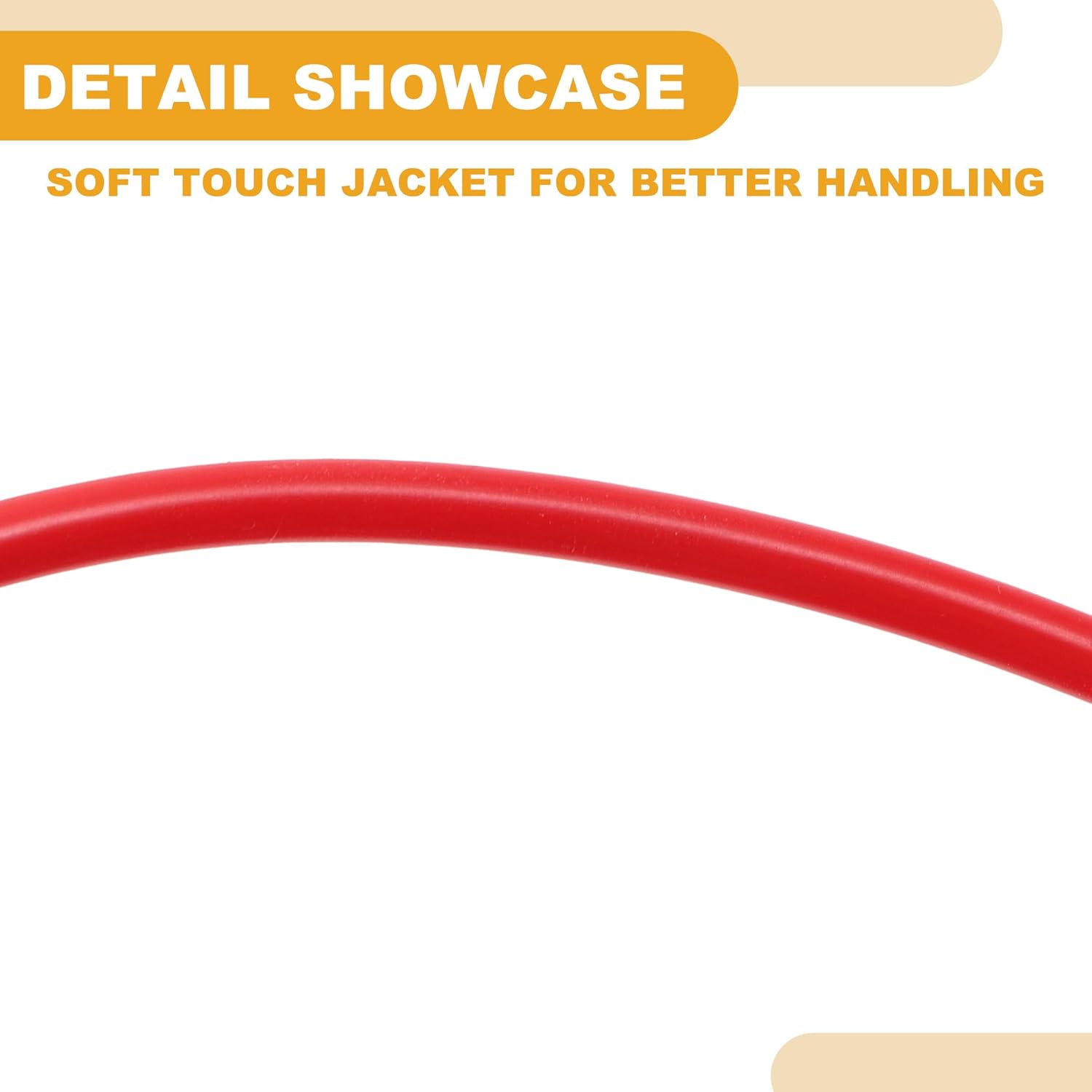 1 Pcs 12AWG Universal Ground Wire Car Radio, Automotive, Car Speakers Power Wire Fully Insulated& Soft Touch Jacket TC Red 499FT