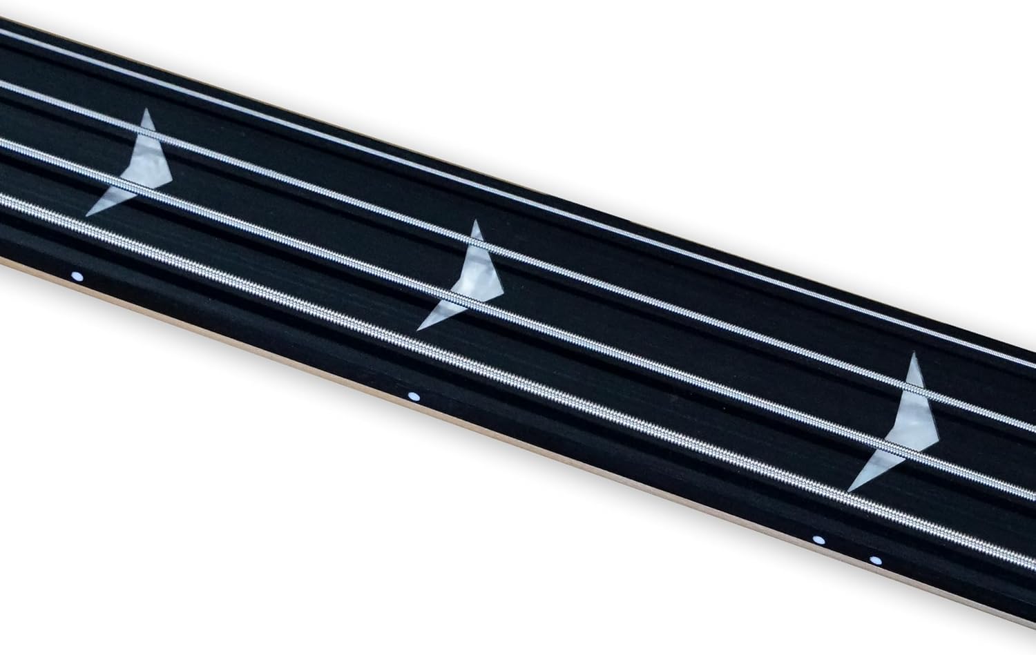 TARIO 4 String Black Fretless Electric Bass, Bolt-on Maple Neck, Poplar Body