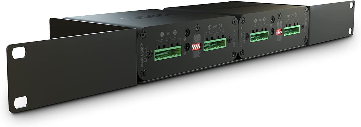 Allen & Heath AH-DT-22-M Dante I/O Interface, 2 In/2 Out, No Power Supply