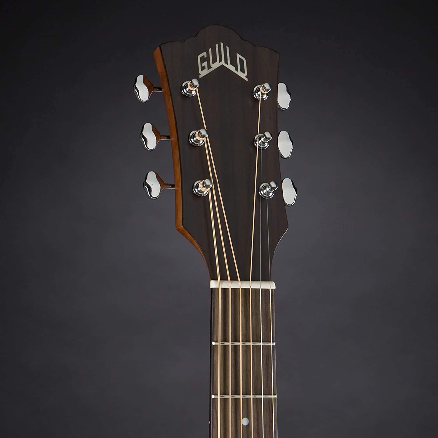 Guild Guitars OM-240CE Acoustic Guitar, Natural, Archback Solid Top, Westerly Collection