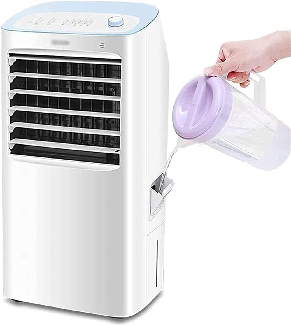 Portable Air Conditioner Cooler Air Conditioner Evaporative Coolers Portable Humidifier Misting Evaporative Small Air Conditioner Fan and Bladeless Noiseless Fan for Office Dorm
