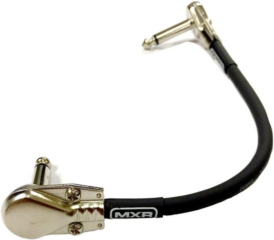 MXR SF01 Slash Octave Fuzz Effects Pedal Bundle with 4 MXR Right Angle Patch Cables