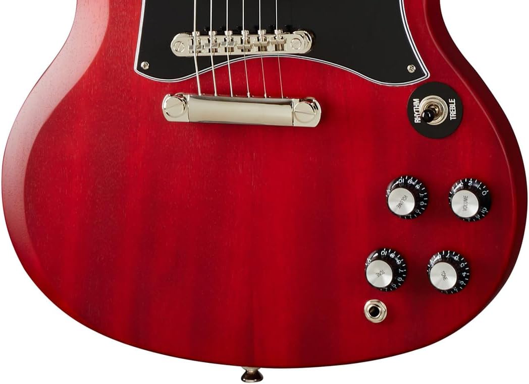 Epiphone/Inspired by Gibson SG Classic Worn P-90 Worn Cherry Epiphone
