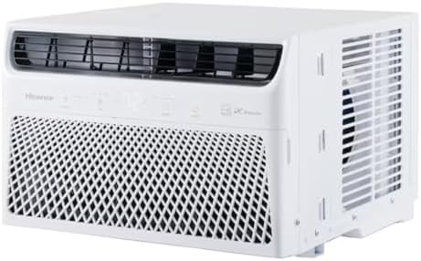 Hisense Window Air Conditioner with Inverter technology & ConnectLife App 350 SQ. FT 8000 BTU WI-FI, Remote control, 3 different modes (Cooling, Fan, Dehumidifier), Noise 52 dB - AW0822TW1W (Renewed)