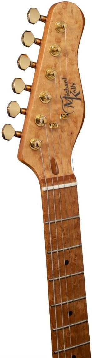 Michael Kelly Mod Shop 50 Duncan Electric Guitar Natural Burl