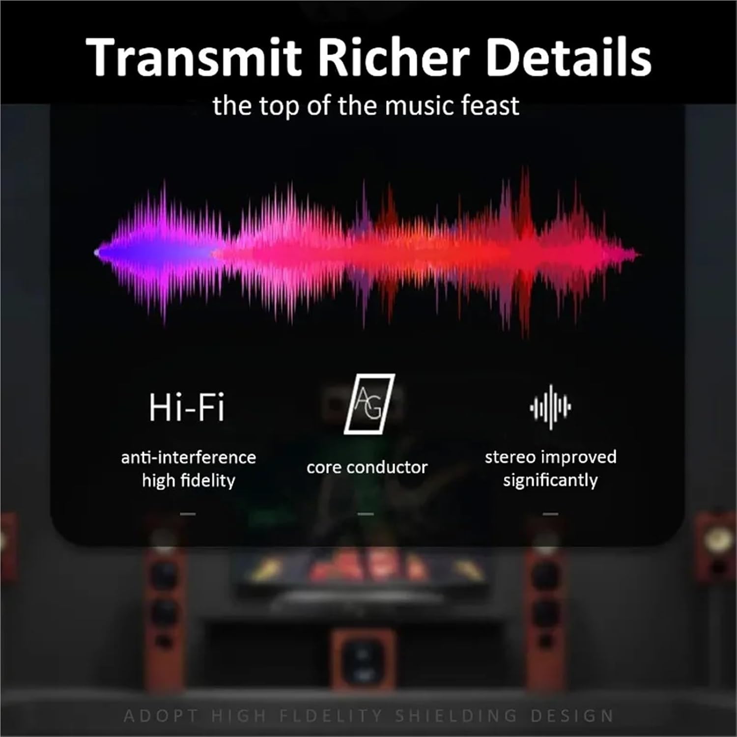 6.35mm to Instrument Cable Mono Jack 1/4