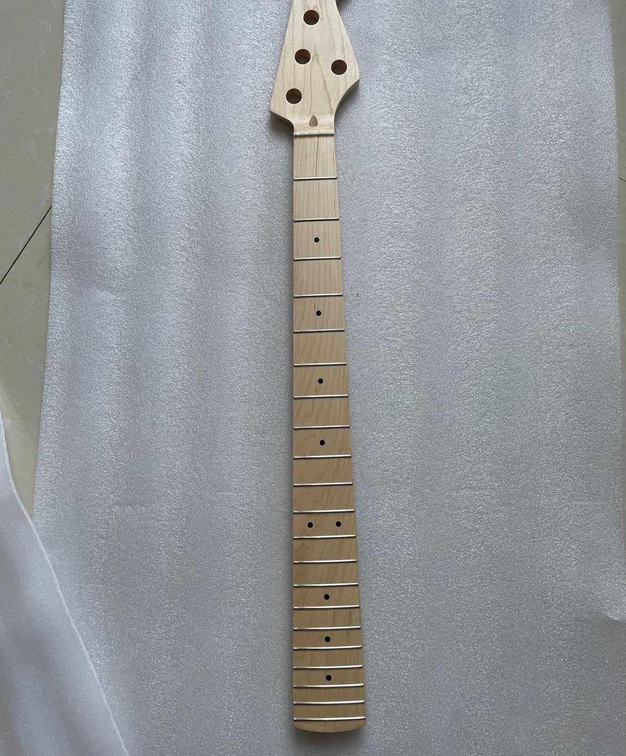 Guitar Part for High Bass Neck 5 Strings 4 Strings Electric Guitar Bass Neck Roasted Canadian Maple Matte 20/24 Fret Bassguitar Neck(Color:5 Strings)