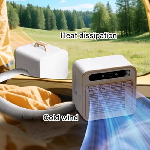 Small Portable Ac Unit Split Structure 12h Timer Desk Air Conditioner no Water with Touch and Remote Control for Rooms Offices Camping