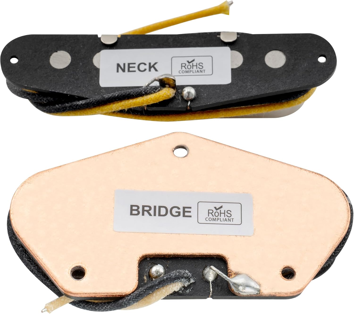 The Revival Pickups RPT1 TG Specials Vintage Alnico 5 Tele Pickups Set Neck Bridge Pickup for Telecaster Style Electric Guitar, Nickel