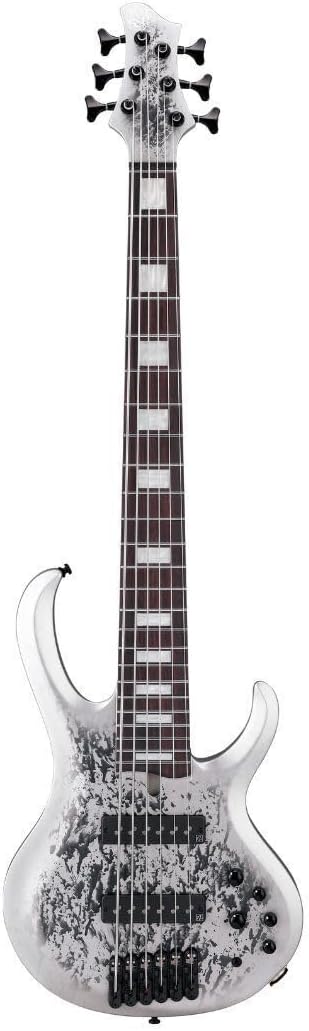 Ibanez 25th-anniversary BTB Standard 6-string Electric Bass Guitar - Silver Blizzard Matte