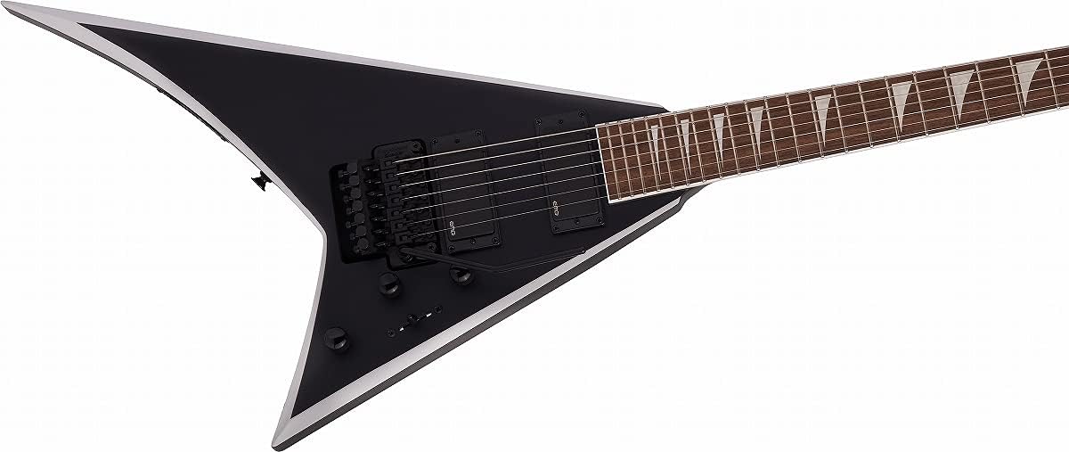 Jackson X Series Rhoads RRX24-MG7 Electric Guitar - Satin Black with Primer Gray Bevels