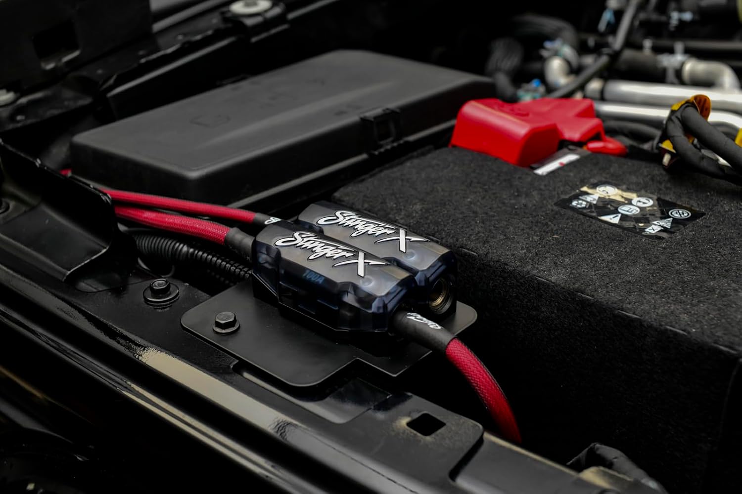 4 Gauge OFC Amplifier Wiring Kit for 2007-2021 Jeep Wrangler Unlimited by Stinger