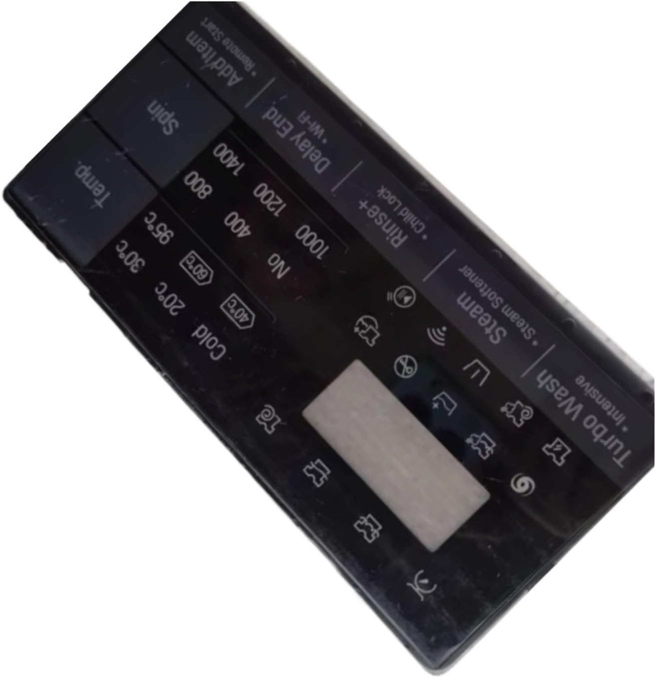 Used Touch Panel Display Board Plastic Board, English Version for Compatible for LG Drum Washing Machine WD-L51TNG20 Disassembly