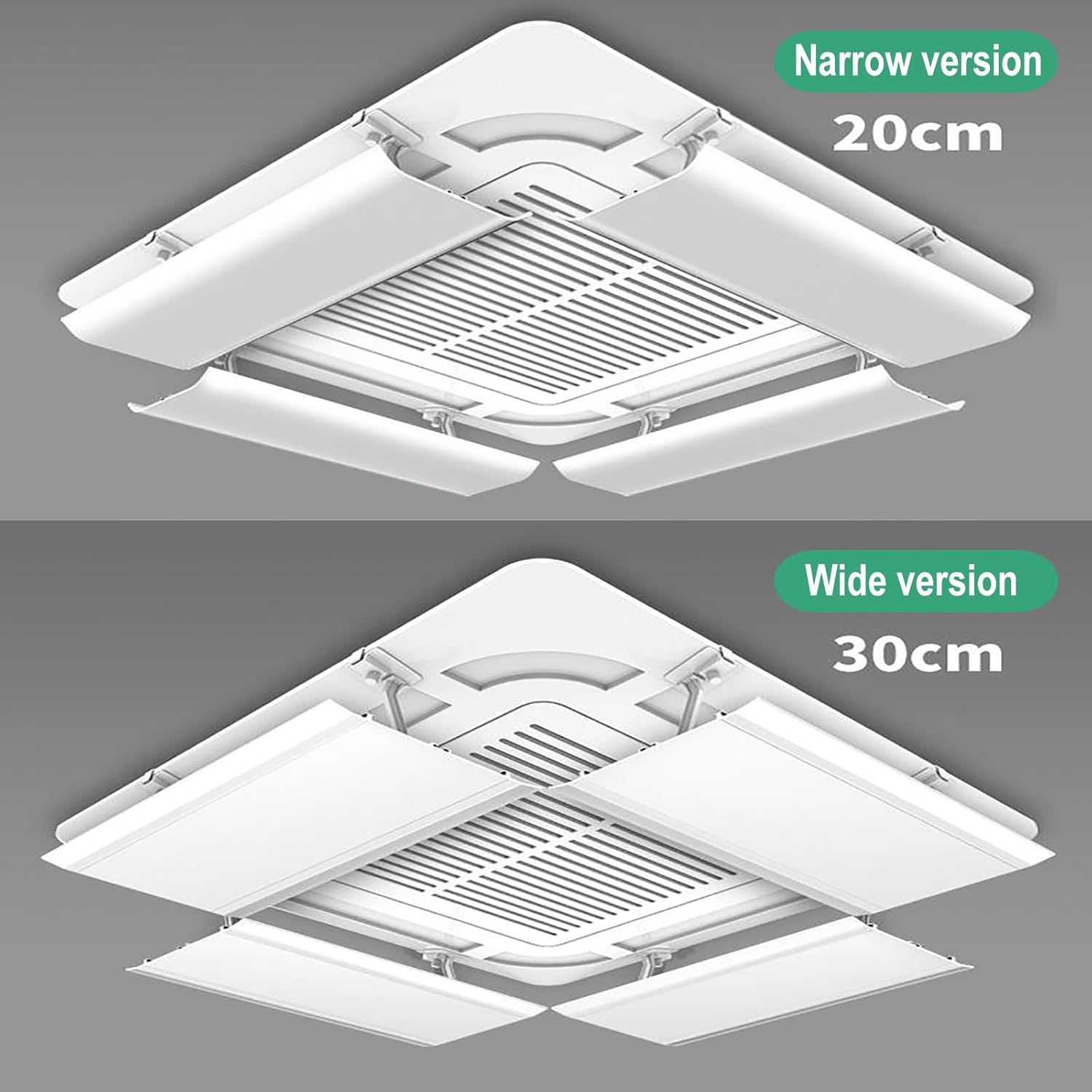 Ceiling Air Conditioner Deflector,Vent Deflector,Air Deflector,Windshield,Air Conditioning Baffle,for Central Air Conditioner'S Register and Grille