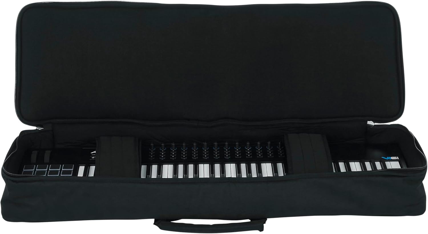 Gator Cases GKB Series Slim 61-Note Padded Keyboard Gig Bag, (GKB-61-SLIM)