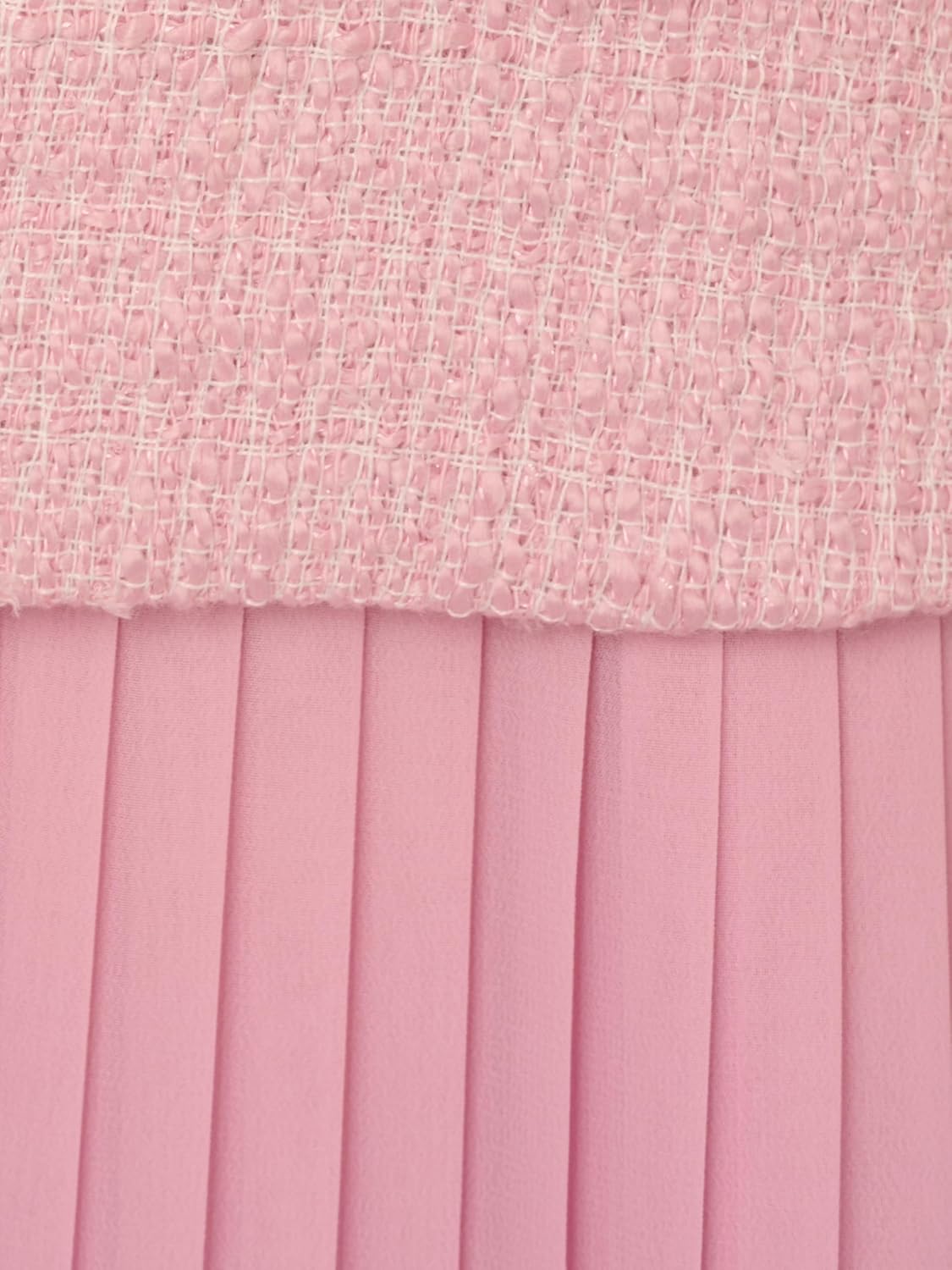 Adrianna Papell Womens Boucle Combo Midi Dress