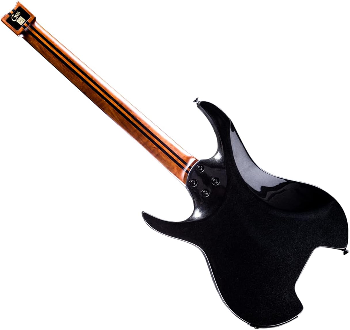 GTRS W800 Professional Electric Guitar Kit with Intelligent Process System Guitar Simulations Effects Drum Looper Metronome Support App Control for Recording Performance Practice(Black)