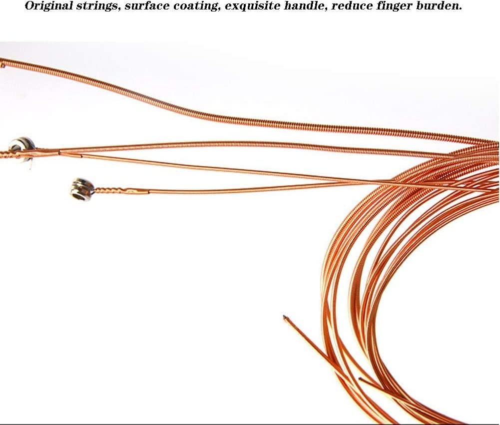 Full Size Guitar Acoustic Guitar Adult Beginner Practice 41 Inches Folk Pop Music Rock Loud Sound Travel Musical Instruments Beginner Acoustic Guitar Starter Package Student G (Orange Long)