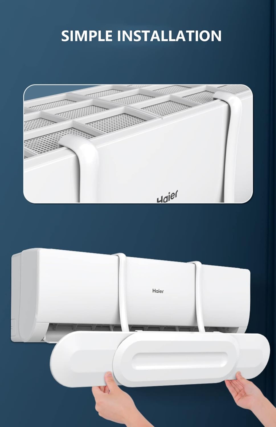 Windshield Air Conditioner Universal Windshield Cover Anti-direct Blow Deflector Adjustable Air Conditioning Cover