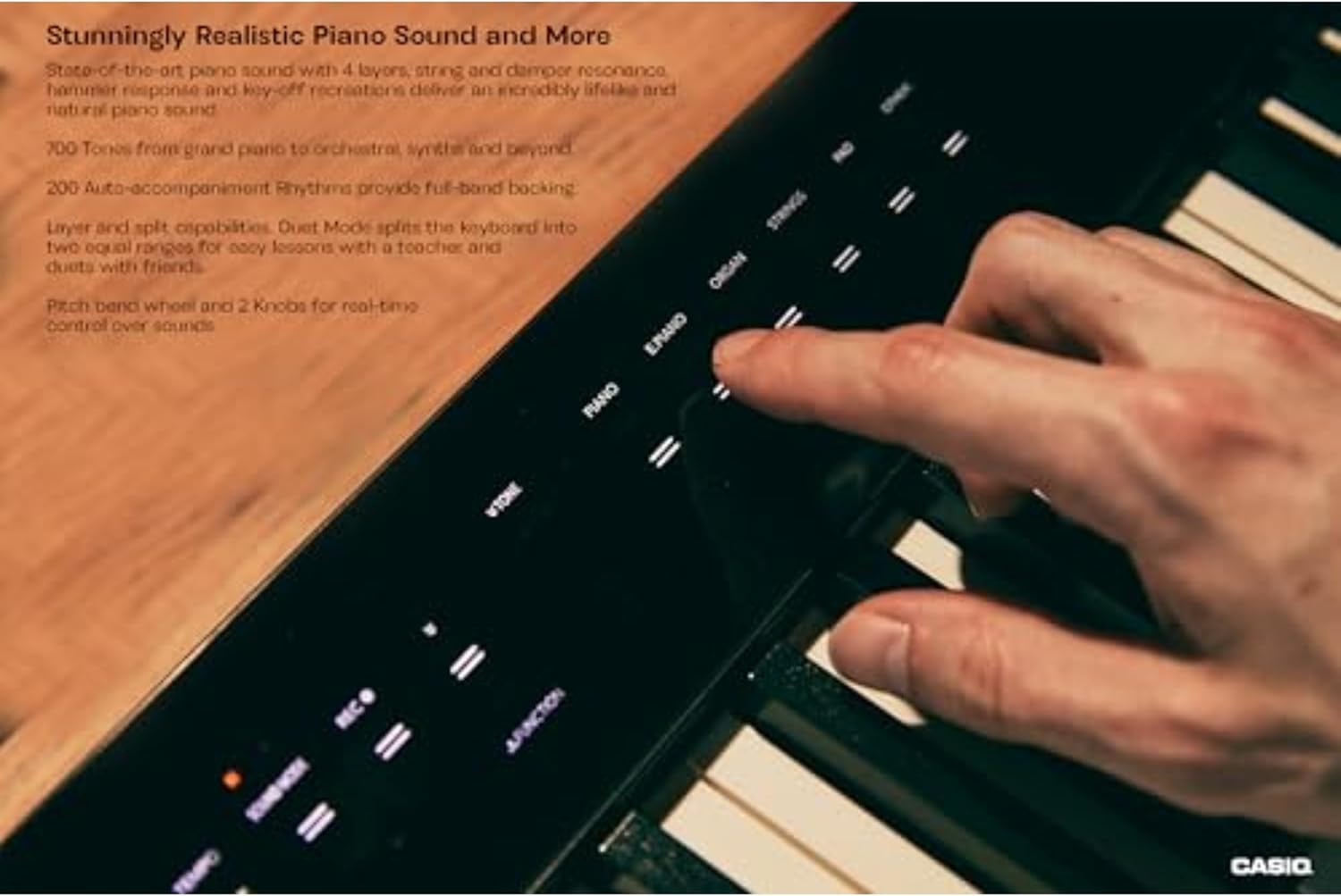 Casio Privia PX-S3100 – 88-Key Weighted Digital Piano | Slim & Elegant | 700 Tones, 200 Rhythms, Bluetooth Audio/MIDI, Touch Sensor Controls, Audio/MIDI Recorders & Editable DSP Effects