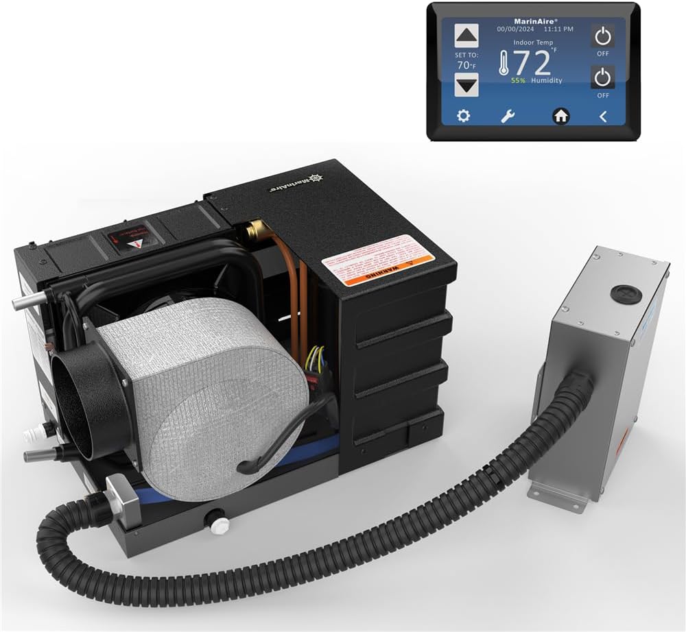 6,000 Btu/h Self Contained Marine Air conditioner and Heat pump 110-120V/60Hz