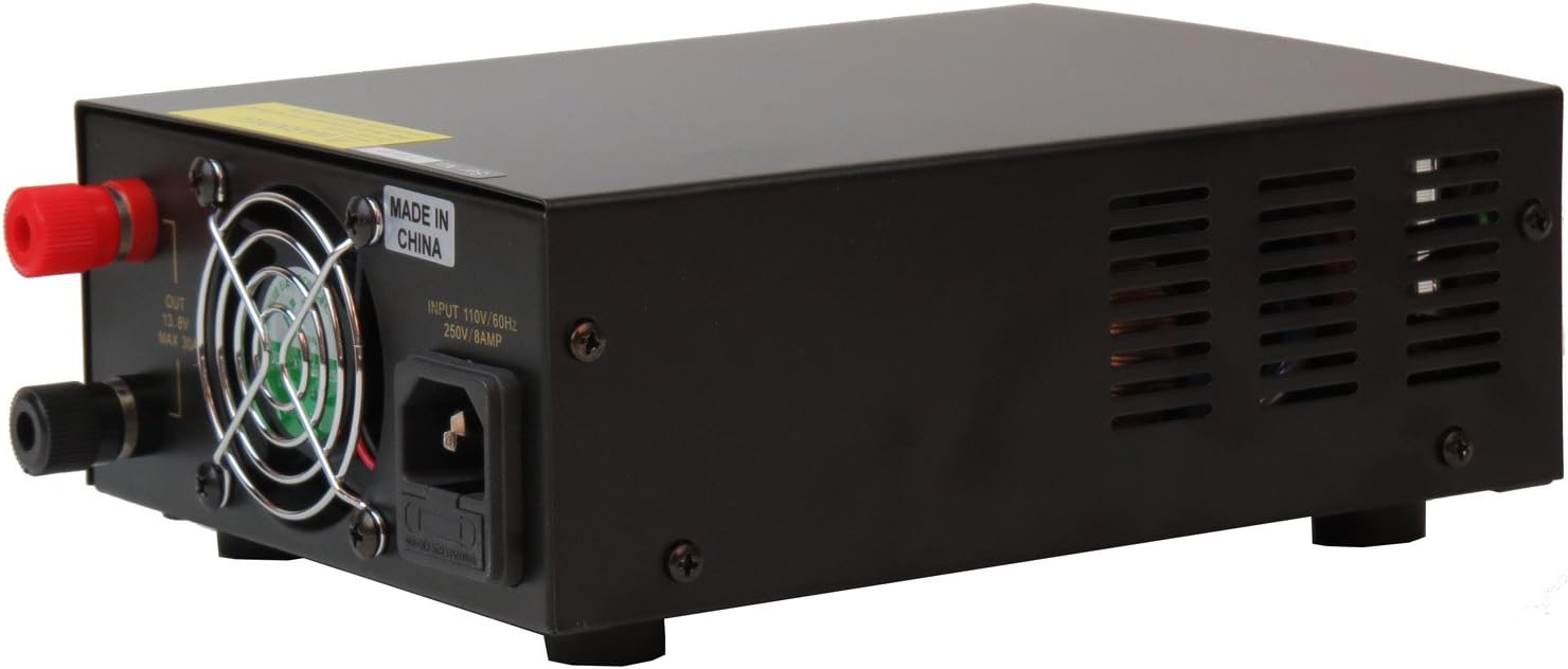 Tekpower Analog Display TP30SWI 30 Amp DC 13.8V Switching Power Supply with Noise Offset