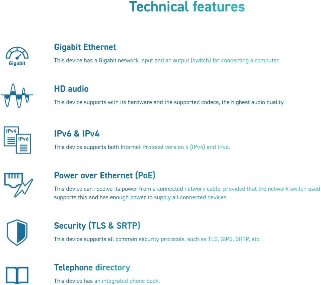 Snom PA1+ SIP-based announcement system by making a call from the phone, 6.5 watt class D amplifier, broadcast via SIP and multicast, 3 years manufacturer warranty, 00004602