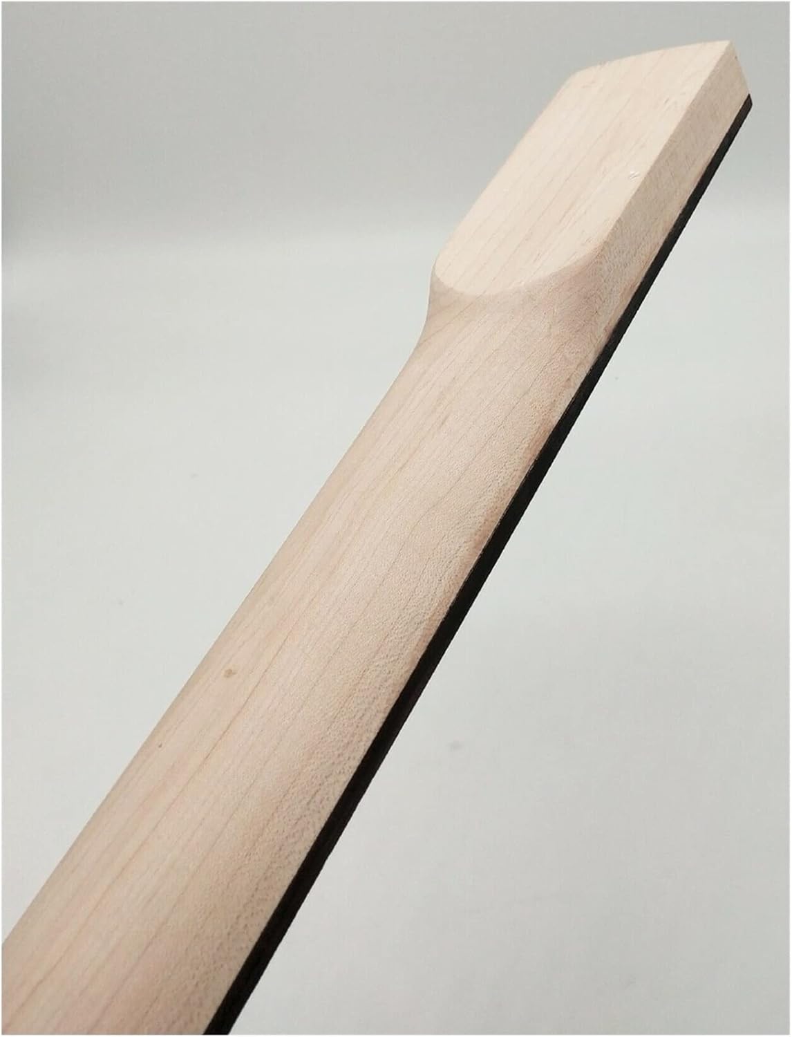 ZUZU Fretless Maple 20 Fret Neck for Electric Bass Guitar Neck Parts Replacment Unfinished Guitar Neck