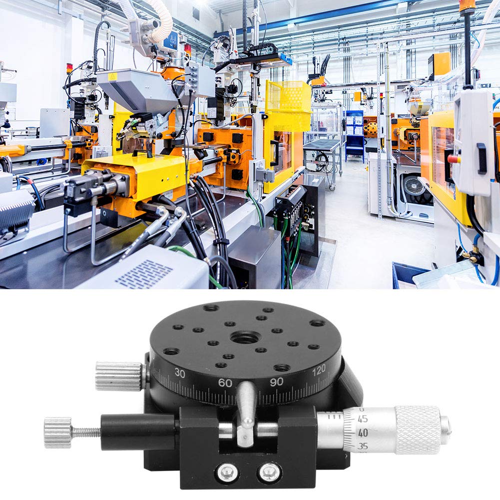 RSP40 L R Axis Trimming Station, Manually Adjustable Slide Platform with Aluminum Alloy Body, for Machinery Production Testing Equipment