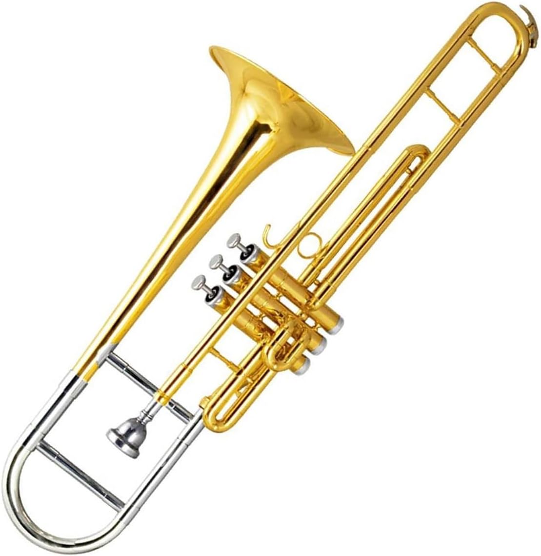 Adult Trombone Instrument F Key Piston Professional Playing Exercises For Beginner Trombone