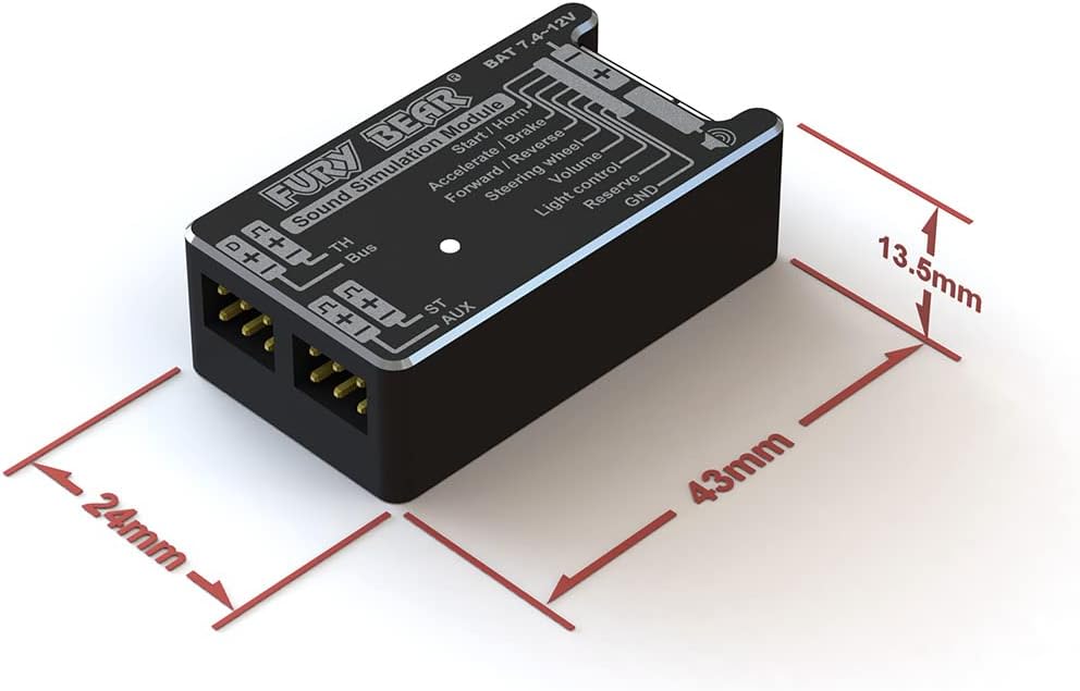 Sound Module System for 1/14 Scale Lesu Fh750 Rc Tractor Trailer Truck Car DIY Model