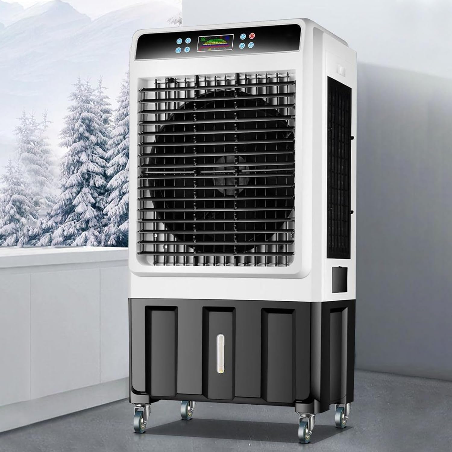 Portable Air Conditioners, Evaporative Air Cooler with Remote and Water Tank, Personal Swamp Cooler for Room Office Family