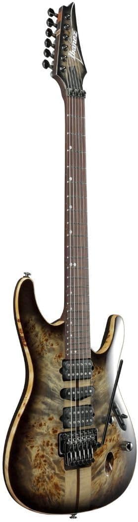 Ibanez Premium S1070PBZ Electric Guitar - Charcoal Black Burst