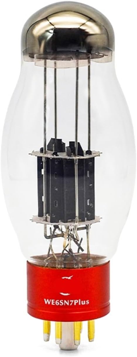 2023 WE6SN7 Plus 6SN7 Vacuum Tube Precision Matching Tube Replaces CV181 6H8C 6N8P 6SN7 Amplifier Tube(4 PCS Matched)