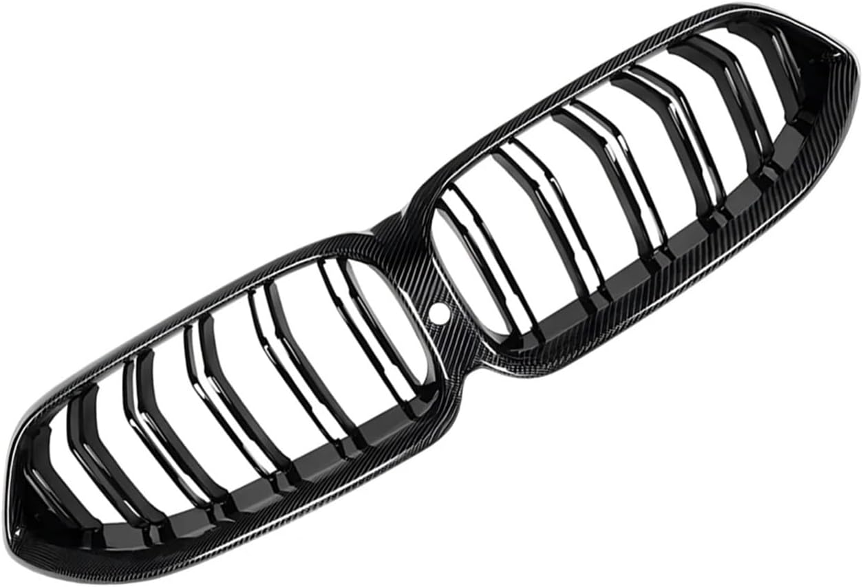 Compatible for BMW G14 G15 G16 8 Series Wet or Dry Carbon Fiber Front Bumper Grille 2020-2025 Double Slat Kidney Style Auto Accessory(Special Dry Forged)