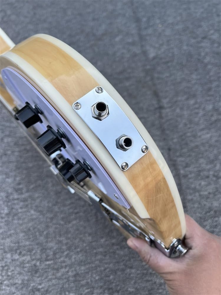 Custom 12 String Electric Guitar 360 Basswood Body Rosewood Fretboard 'R' Tailpiece Natural Color