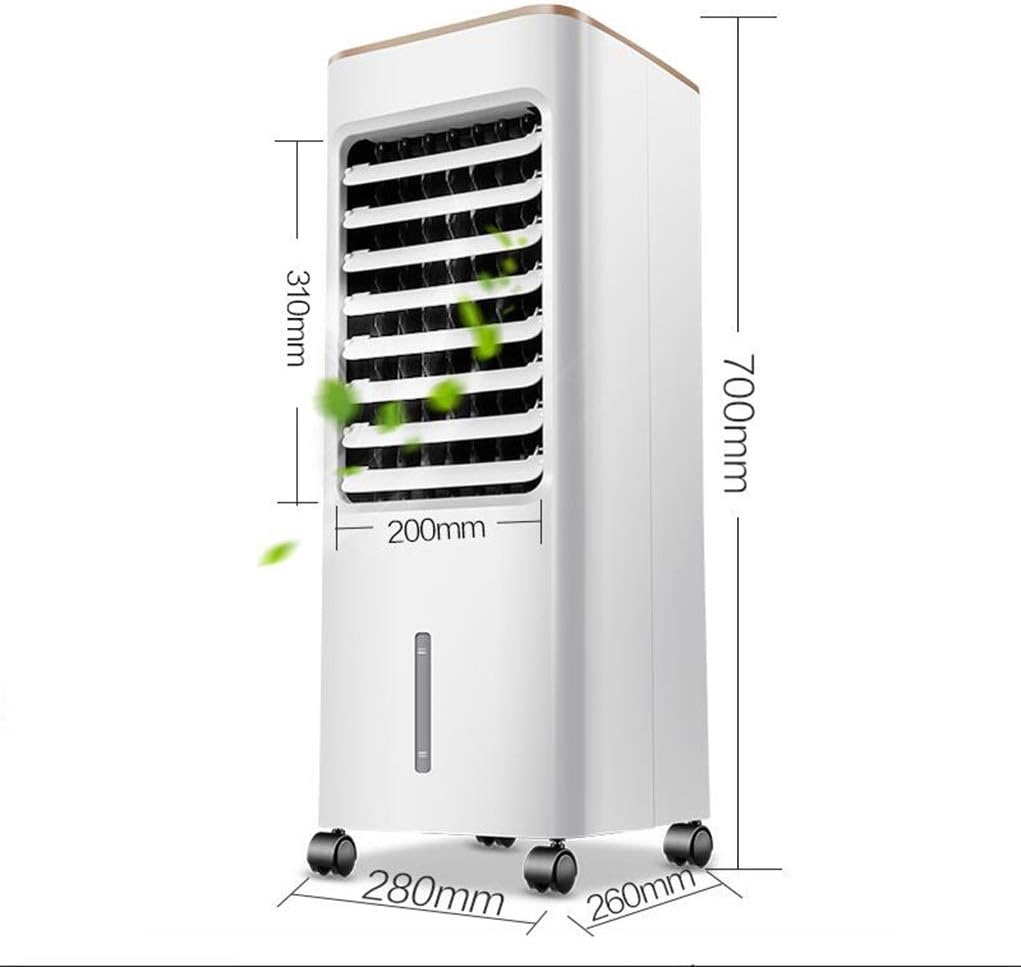 Portable Air Conditioner Fan Mobile Air Cooler Single Cold Air Conditioning Fan Refrigeration Air Fan Household Machinery Small Air Conditioner 700MM*280MM*260MM