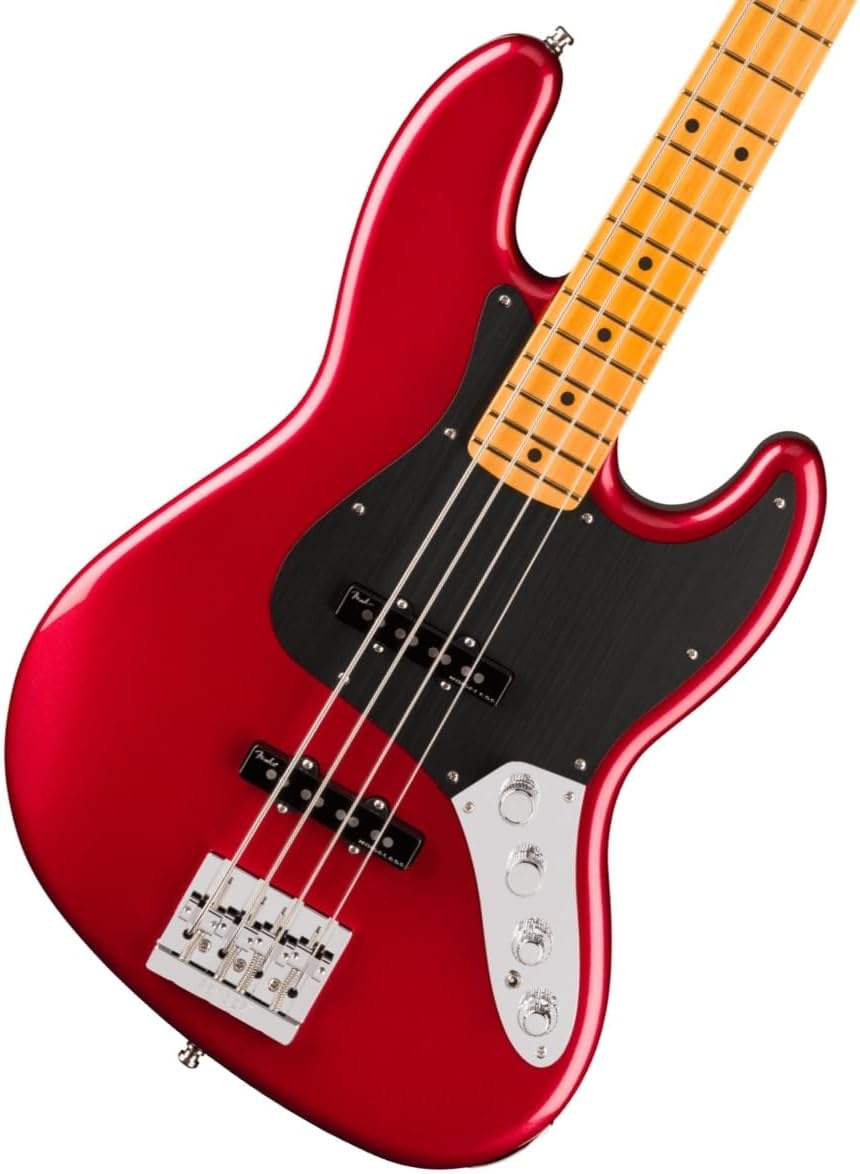 Fender American Ultra II Jazz Bass - Sinister Red, Maple Fingerboard